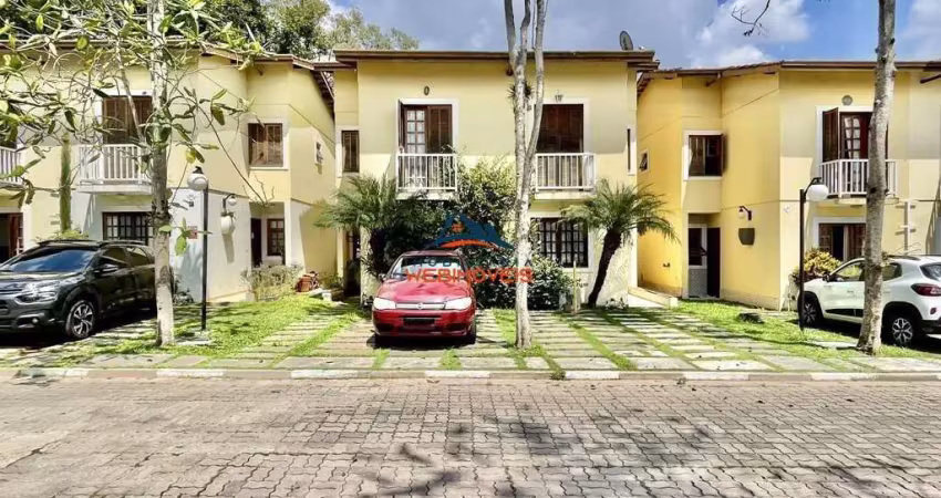 Casa em condomínio à venda em cotia-sp, jardim barbacena: 3 quartos, 1 suíte, 3 salas, 2 banheiros, 2 vagas de garagem, 81,40 m² de área.