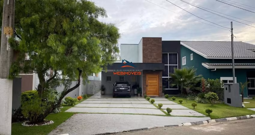 Casa de alto padrão em condomínio para venda em Vargem Grande Paulista - 3 quartos, 1 suíte, 2 salas, 3 banheiros, 4 vagas, 200m².