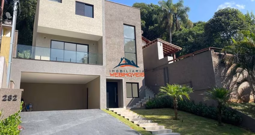Casa de alto padrão à venda em condomínio fechado, Itapevi-SP, Transurb - 3 quartos, 3 suítes, 2 salas, 3 banheiros, 4 vagas, 221,05m².