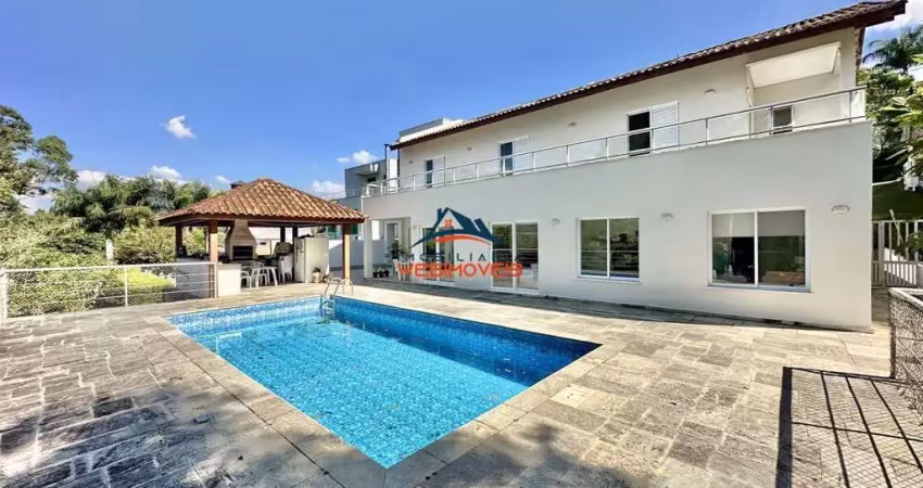 Casa em condomínio de luxo com 5 quartos e 8 vagas em carapicuíba-sp - residencial euroville - imóvel de 375,13 m²