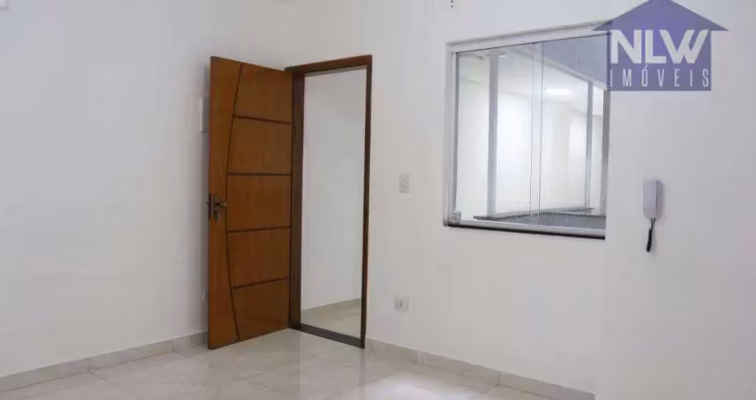 Apartamento com 2 dormitórios para alugar, 44 m² por r$ 1.595/mês - parque do carmo - são paulo/sp