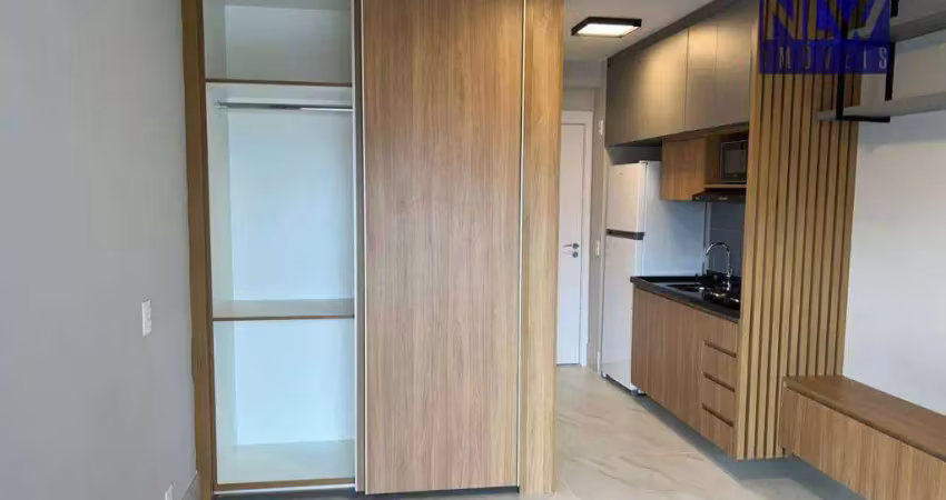 Studio com 1 dormitório para alugar, 32 m² por r$ 3.852/mês - chácara klabin - são paulo/são paulo