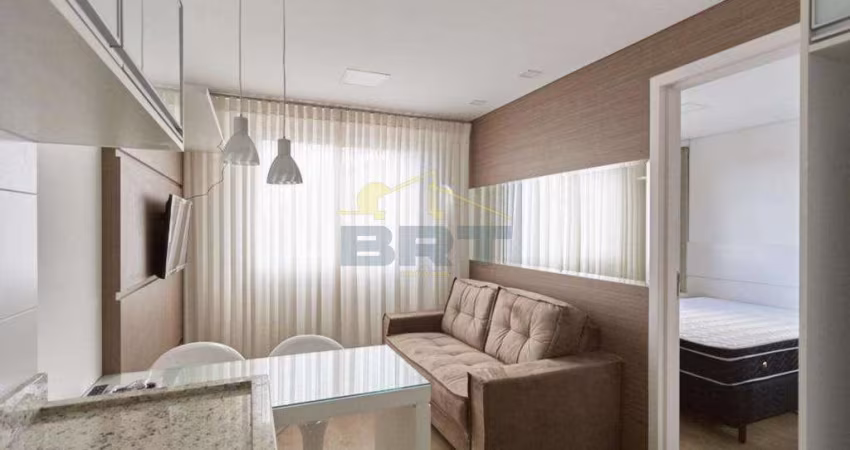 Apartamento para alugar em Curitiba, Água Verde, com 1 suíte, com 26 m², Easy Life Silva Jardim