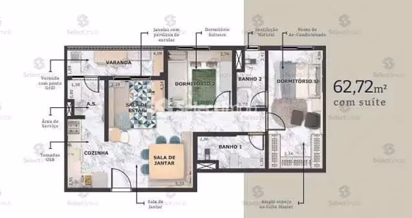 Apartamento com 2 quartos à venda na Rua Princesa Isabel, --, Vila Guiomar, Santo André