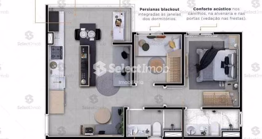 Apartamento na PLANTA à venda, Campestre - Santo André, SP