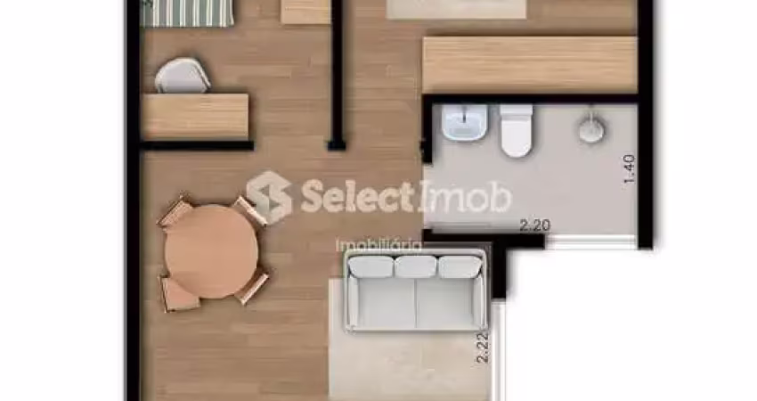Apartamento com 2 quartos à venda na Avenida Armando Salles Oliveira, --, Parque São Vicente, Mauá