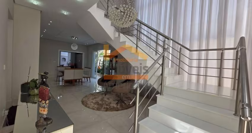 Casa em Condomínio à Venda em Americana-SP - 5 quartos, 3 suítes, 2 salas, 5 banheiros, 4 vagas, 304m²