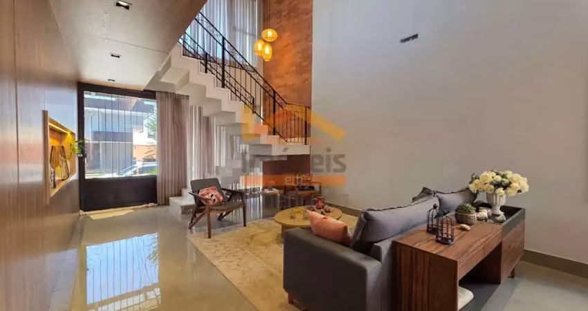 Imperdível! Casa de luxo em condomínio à venda em Nova Odessa-SP, Engenho Velho, 3 quartos, 3 suítes, 2 salas, 4 banheiros, 4 vagas, 275m².