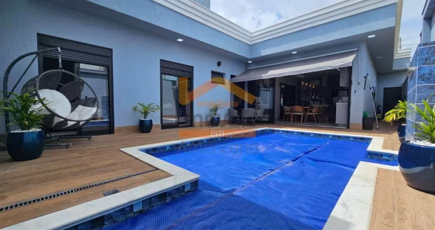 Casa em Condomínio: 3 quartos, 1 suíte, 2 salas, 3 banheiros, 2 vagas na Jardim Recanto das Águas, Nova Odessa-SP - 199m²