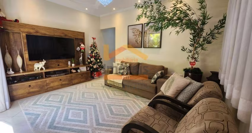 Casa à venda em Santa Bárbara D'oeste-SP, Residencial Parque Rochele II: 3 quartos, 1 suíte, 1 sala, 3 banheiros, 5 vagas, 155m².