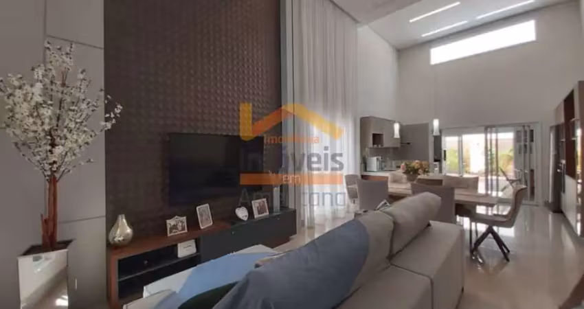 Casa de luxo no Condomínio Residencial Imigrantes em Nova Odessa-SP: 3 quartos, 3 suítes, 2 salas, 4 banheiros, 4 vagas, 190m².