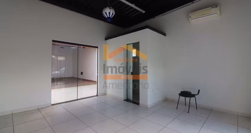 Casa Comercial para Locação em Americana-SP na Vila Santa Catarina: 4 Salas, 2 Banheiros, 76m² de Área!