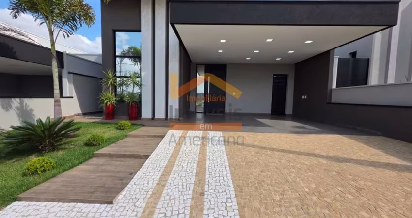 Casa de alto padrão em condomínio: 3 quartos, 3 suítes, 2 salas, 5 banheiros, 4 vagas - Nova Odessa-SP, Engenho Velho.