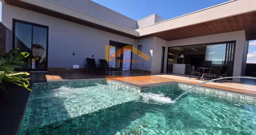 Casa de alto padrão em condomínio à venda em Americana-SP, Fazenda Santa Lúcia: 3 quartos, 3 suítes, 2 salas, 4 banheiros, 4 vagas, 465m².