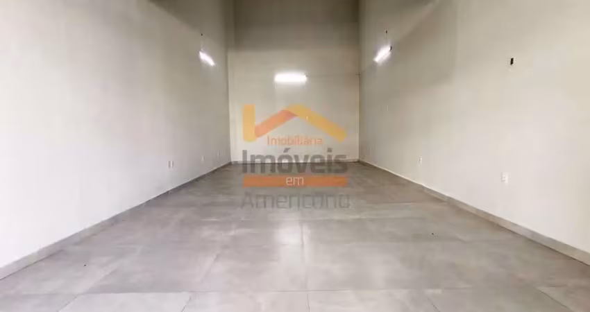 Sala para locação em americana-sp, vila belvedere: 1 sala, 1 banheiro, 2 vagas, 61m² de área!