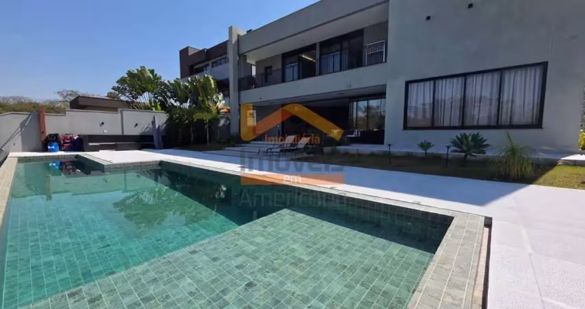 Casa de alto padrão em condomínio à venda em nova odessa-sp, com 4 suítes e 574,00 m² de área!