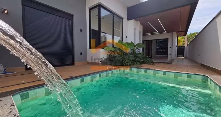 Casa de alto padrão em condomínio no jardim recanto das águas, nova odessa-sp: 3 quartos, 1 suíte, 2 salas, 4 banheiros, 4 vagas de garagem, 180m².