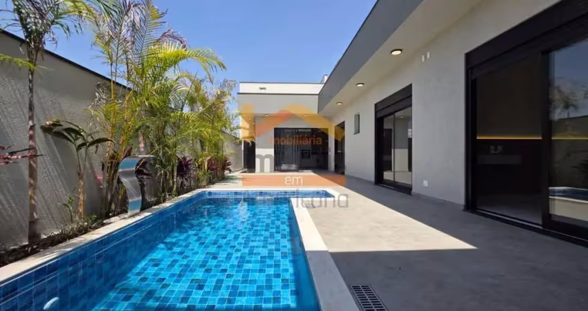 Casa de alto padrão em condomínio no jardim recanto das águas, nova odessa-sp: 3 quartos, 1 suíte, 2 salas, 3 banheiros, 4 vagas de garagem, 190 m².