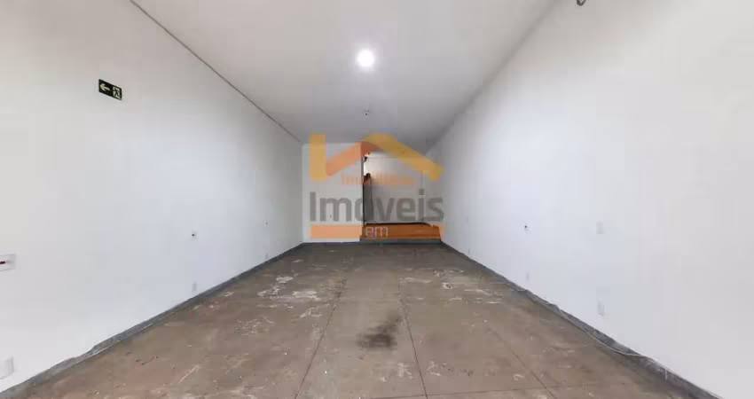 Salão comercial para locação na av. abdo najar - americana-sp:  100,74m² de área, 2 banheiros, 3 vagas de garagem