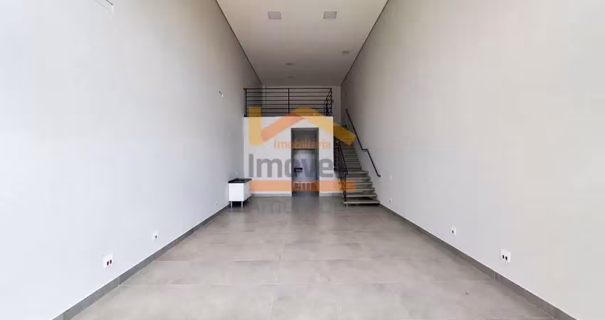 Salão comercial de alto padrão para locação em americana-sp, bairro jardim são paulo - 1 sala ampla com mezanino, 2 banheiros, 179m².