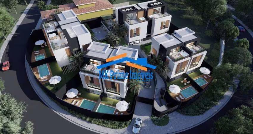 Casa de Condomínio em Construção no Jardim Panorama com 464m², 4 suítes!
