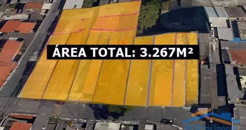 Terreno c/ 3.267m² p/ prédio residencial ou comercial no jaguaribe - osasco