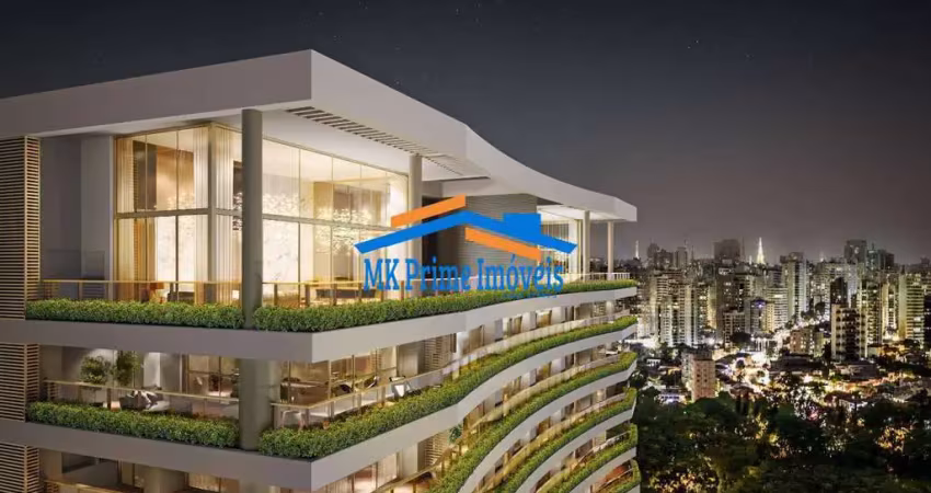 Cobertura Duplex c/ 291m², 3 Suítes, 4 vagas em Moema/SP