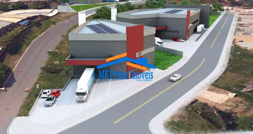 Galpão 800m² - Pé direito 12 metros com Docas - Itapecerica da Serra