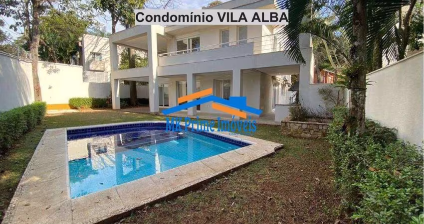 Luxuosa Casa Condomínio Vila Alba - 4 Suítes - Jardim Petrópolis