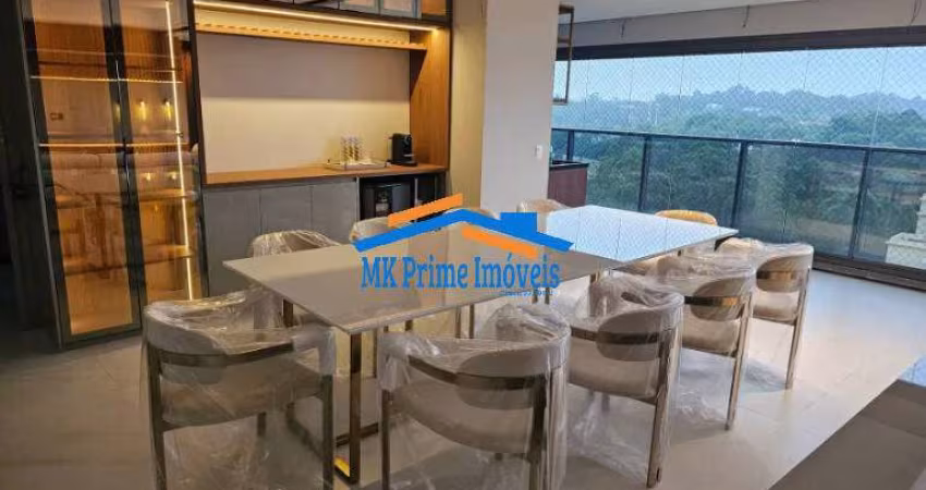 Luxuoso Apartamento Decorado com 186m² com 3 Suítes no Morumbi.