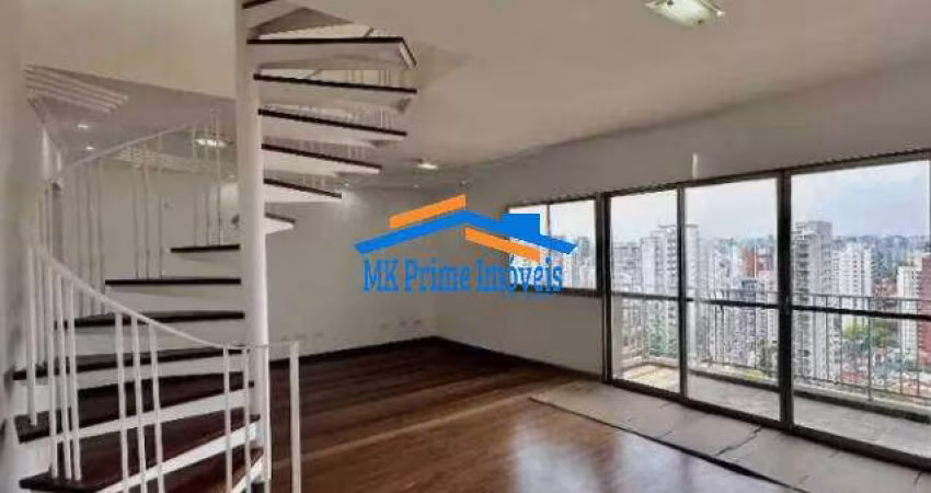 Cobertura Duplex em Campo Belo com 269m² - 4 Dorm/Sendo 2 Suítes