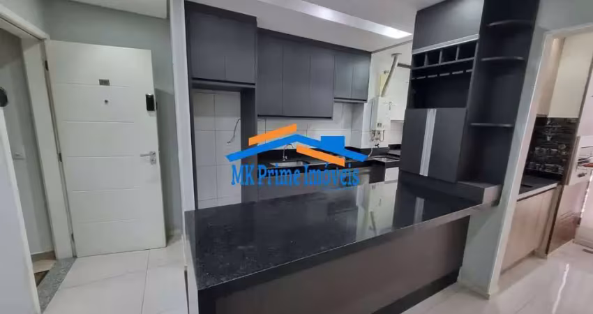 Apartamento de 59m² para venda, com 2 dormitórios e varanda gourmet.