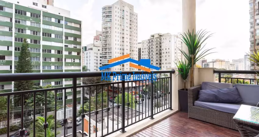 Apartameto duplex - 163m² - 2 suítes - mobiliado e locado/ r$21.000,00