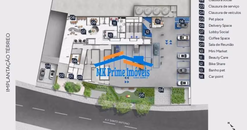 Apartamento com 1 ou 2 suítes - 1 vaga - trend por dubai