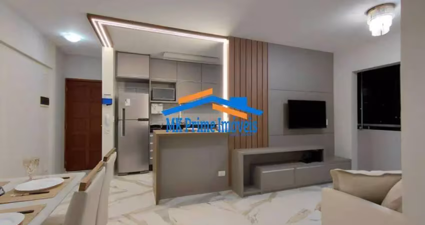 Apartamento mobiliado 67m² 2 quartos 1 suíte – ed. pérola de osasco.