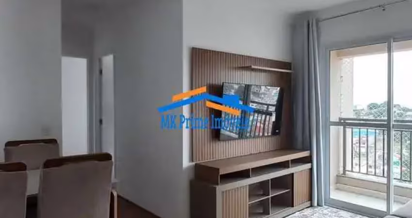 Apartamento c/ 60m², 2 quartos (1suíte) e mobiliado no square carapicuíba