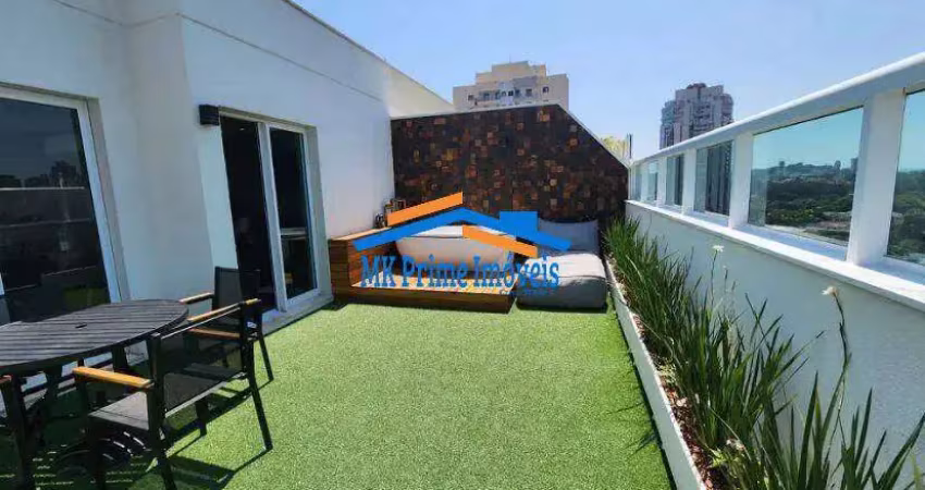 Cobertura com 2 dormitórios à venda, 147 m² por r$ 1.799.000,00 -alphaville