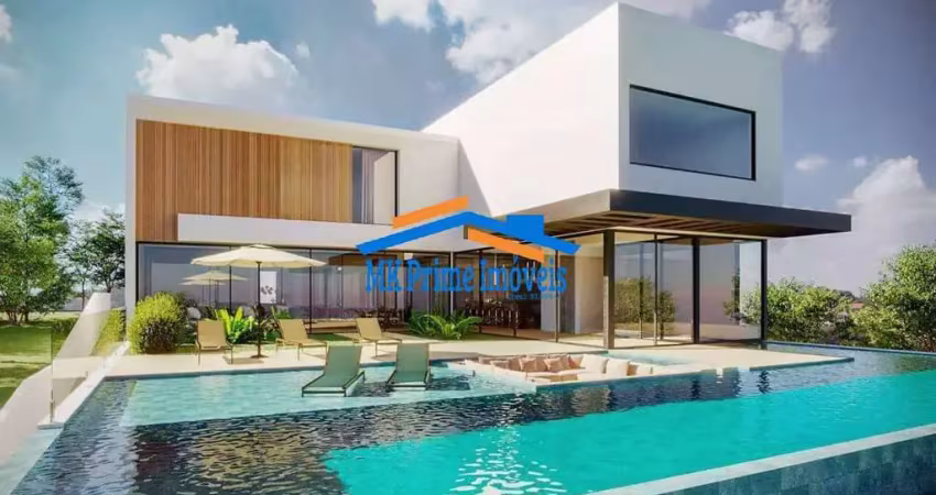 Casa cinematográfica em condomínio - nova -6 suítes - quadra beach tênis