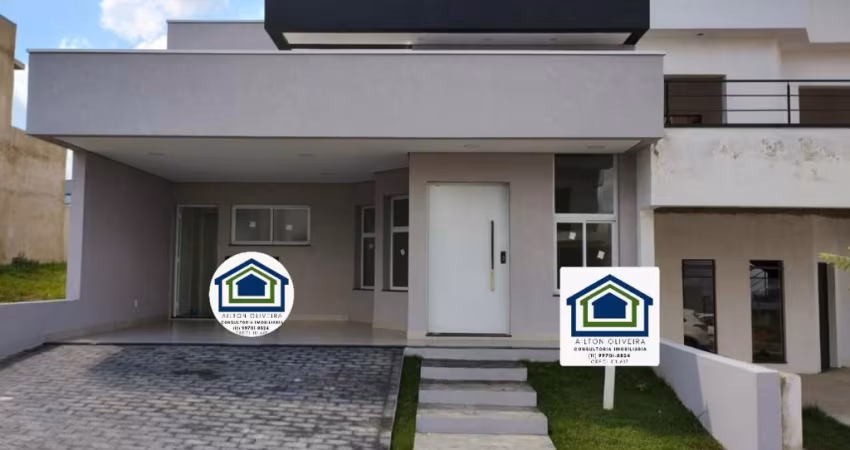 Linda Térrea de 140m² de área Construída, e Terreno de 200m2, à venda no excelente Condomínio Fechado Helena Maria - Sorocaba - SP.