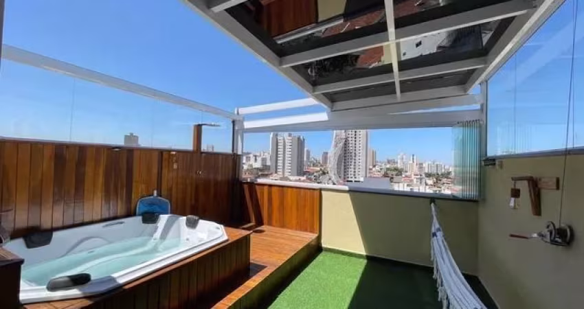 Linda Cobertura para á venda com 87m² com 02 Dormitórios, no Bairro Santa Maria - Santo André - SP.