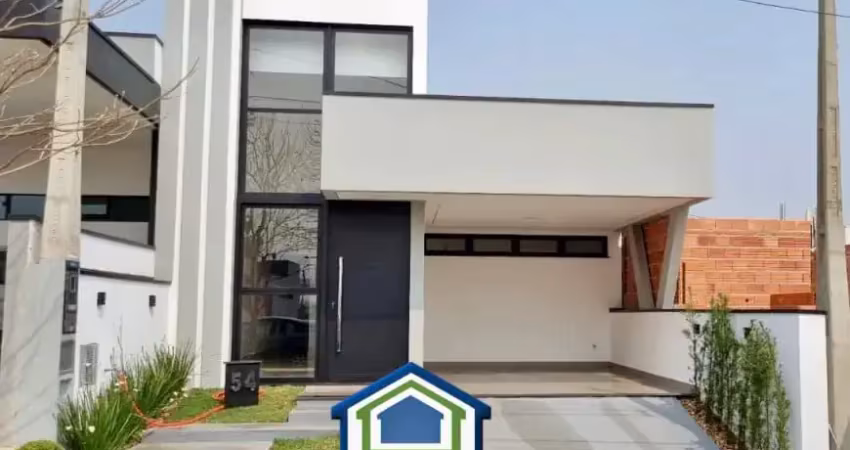 Linda Casa Térrea em Condomínio Fechado Reserva dos Ypês com 113m² de Área Construída em Tatuí - SP