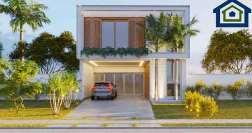 Lindo Sobrado de 196m² de área Construída e Terreno 204m² à venda no excelente Condomínio Fechado Gran Reserve em Indaiatuba- SP.