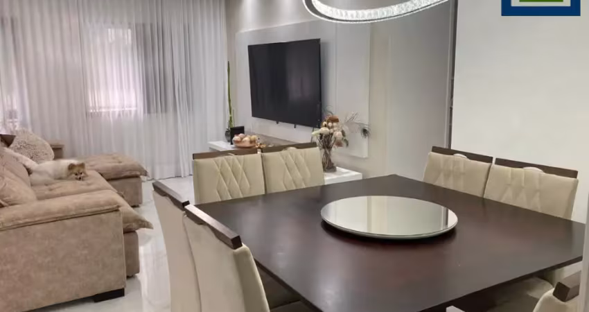 Lindo Apartamento de 122m² com 03 Dormitórios Sendo 03 Suítes, á venda, no Bairro Jardim em Santo André - SP