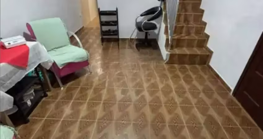 Lindo sobrado de 164m2, de área construída, e terreno de 130m2, com 03 dormitório,  no  jardim cristiane - santo andré - sp