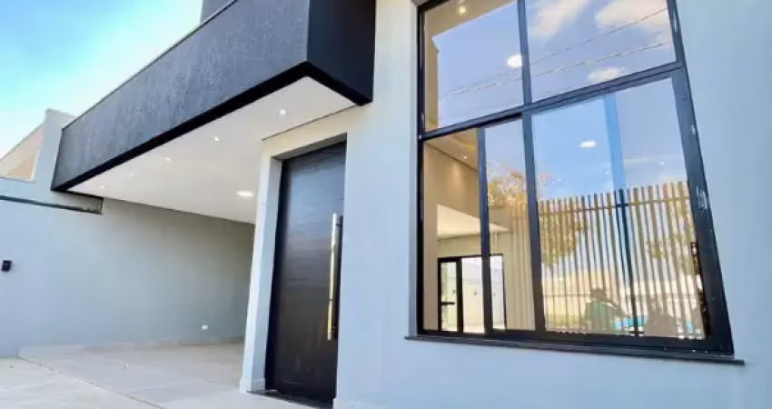 Linda casa térrea de 157m², e terreno 250m², no bairro portal ville  jardins  em boituva- sp.