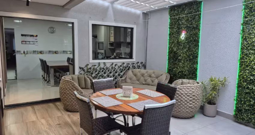 Lindo sobrado à venda com 235m² de área construída e terreno de 132,5m2, no bairro assunção em são bernardo do campo - sp
