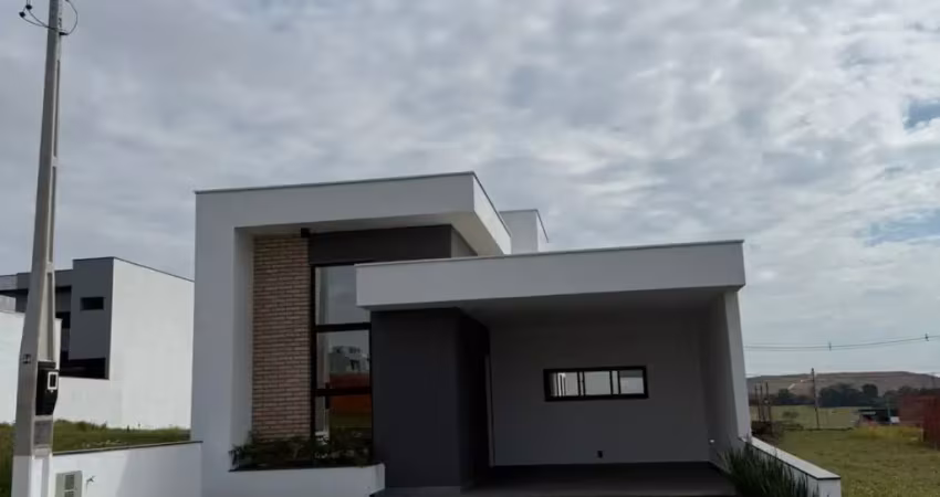 Linda casa térrea de 140m² de área construída, e terreno de 200m², à venda no excelente condomínio fechado reserva ipanema em sorocaba - sp