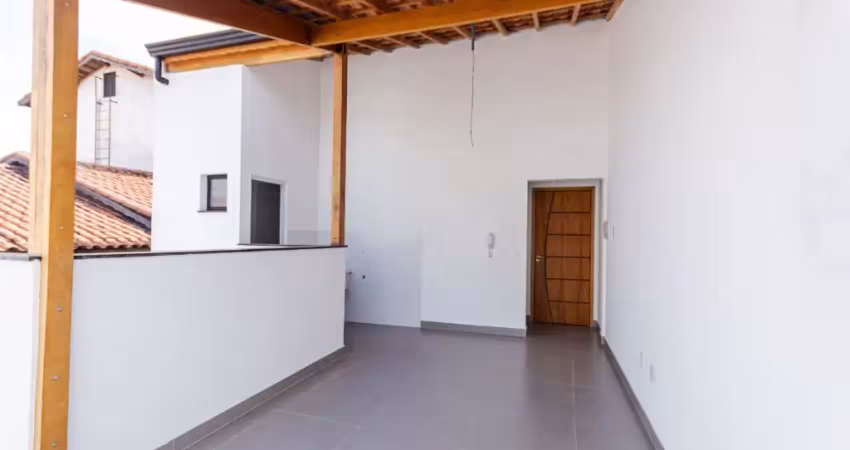 Linda cobertura à venda com 116m² de área construída, no bairro vila alpina - santo andré - sp.