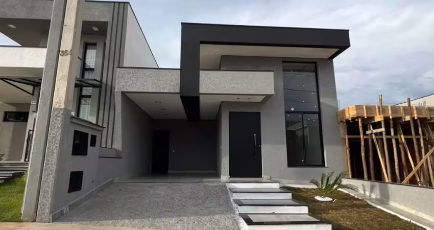 Linda casa térrea de 135m²  de área construída e terreno de 200m², à venda no excelente condomínio fechado  villágio wanel em sorocaba - sp.