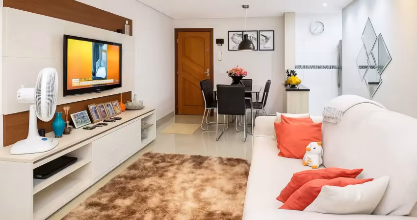 Lindo apartamento à venda com 75m² de área construída, no vila valparaíso - santo andré - sp.